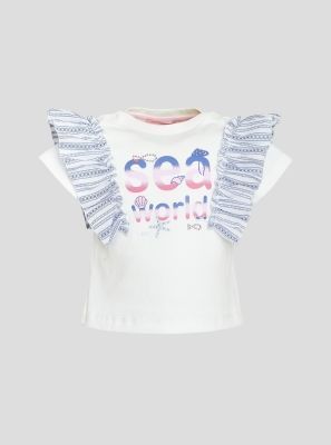 Фото1: Трикотажная футболка для девочки