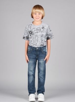Фото1: Джинсовые брюки для мальчика