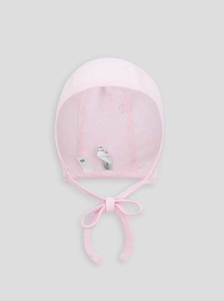 Фото1: картинка 33.6.32 Чепчик ажурный розовый Choupette - одевайте детей красиво!