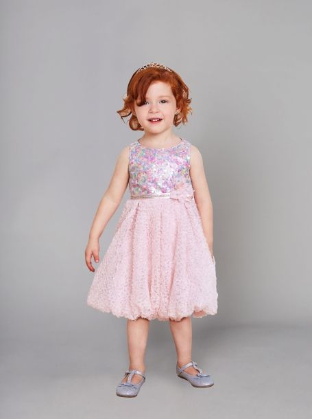 Фото1: Розовое детское платье Choupette