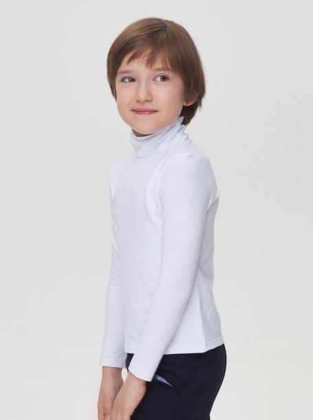 Фото2: картинка 574.31 Водолазка с эффектом браш, белый Choupette - одевайте детей красиво!