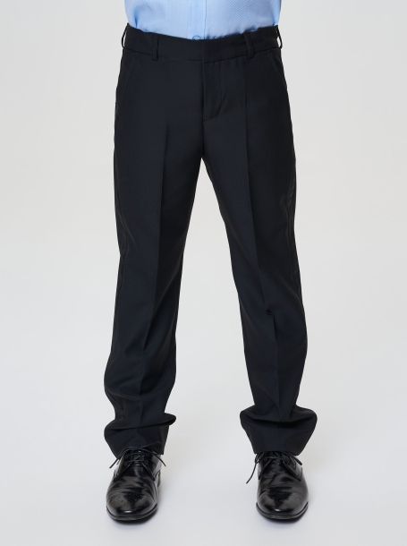 Фото2: Черные костюмные брюки для мальчика