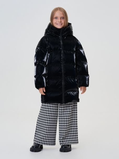 Фото1: картинка 751.20 Пальто пуховое, черный Choupette - одевайте детей красиво!