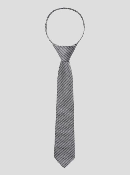 Фото1: Серый галстук для мальчика