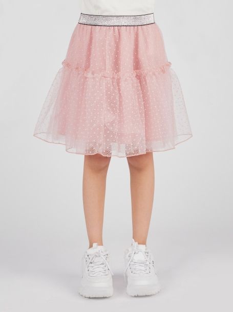 Фото2: 46.89 Розовая пышная юбка для девочки