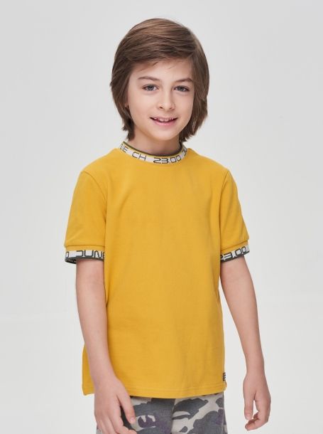 Фото2: картинка 03.107 Джемпер-футболка с декором, карри Choupette - одевайте детей красиво!