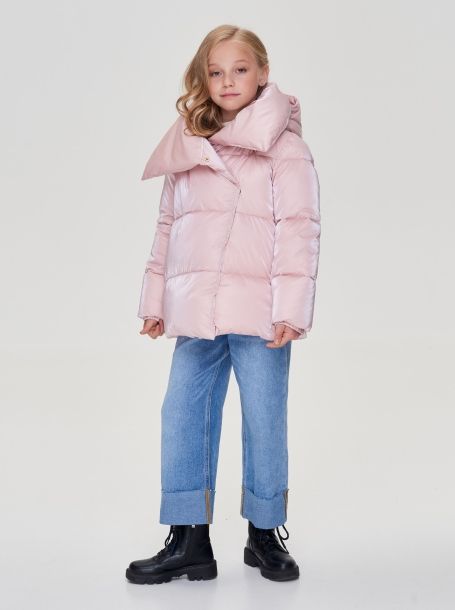 Фото5: картинка 587.1.20 Куртка из синтепух с капюшоном, розовый Choupette - одевайте детей красиво!