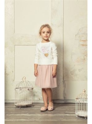 Фото1: Нарядная розовая юбка для девочки