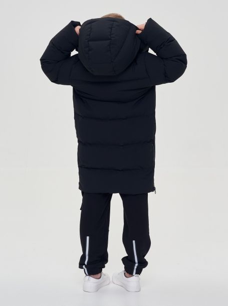 Фото6: картинка 713.20 Пальто пуховое, удлиненное, черновый винил Choupette - одевайте детей красиво!