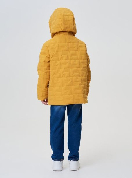 Фото6: картинка 758.20 Куртка из термостежки, охра Choupette - одевайте детей красиво!