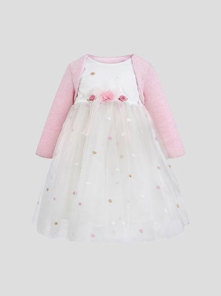 Фото1: Нарядное платье боди для малышки