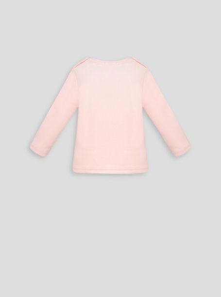 Фото2: картинка 50.108 Джемпер велюровый с аппликацией, розовый Choupette - одевайте детей красиво!