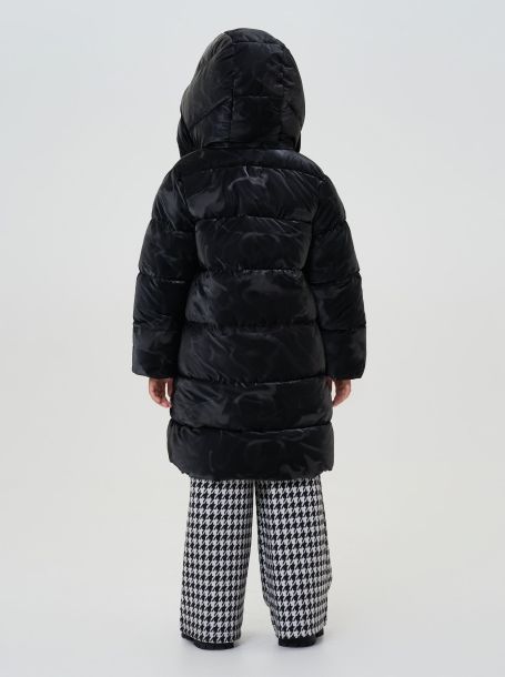 Фото7: картинка 752.1.20 Пальто "на синтепухе", цвет черный Choupette - одевайте детей красиво!