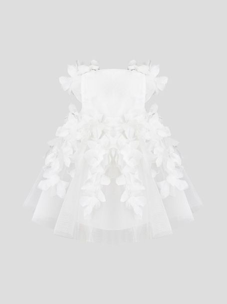 Фото2: Белое нарядное платье для девочки