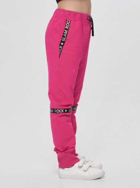 Фото3: Розовые брюки из футера