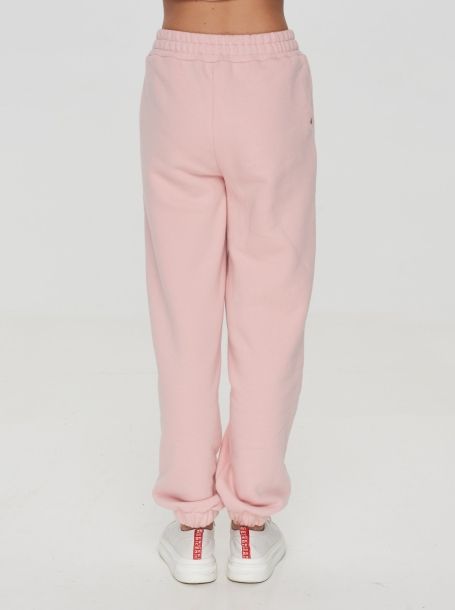 Фото10: Розовый костюм из футера для девочки
