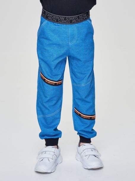 Фото2: Синие спортивные джинсы