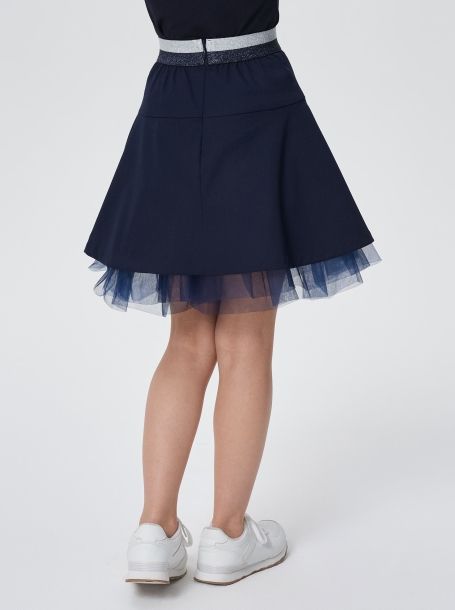 Фото5: Пышная школьная синяя юбка