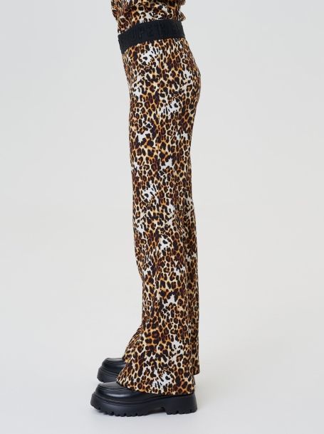 Фото10: картинка 314.70 Костюм из трикотажа Лапша (лонгслив, брюки), принт леопард Choupette - одевайте детей красиво!