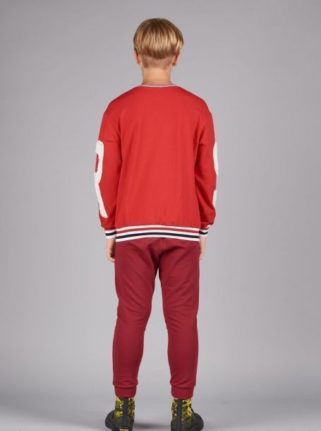 Фото3: Красный свитер для мальчика