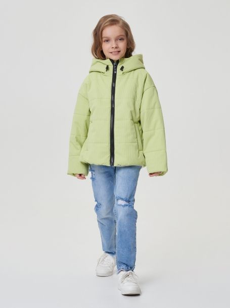 Фото2: картинка 779.20 Куртка на синтепоне, зелёный Choupette - одевайте детей красиво!