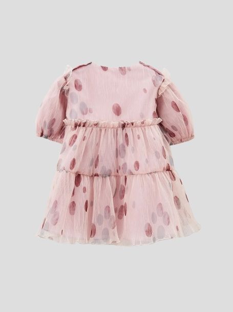 Фото2: картинка 38.1.114 Платье нарядное из органзы, бежевый Choupette - одевайте детей красиво!