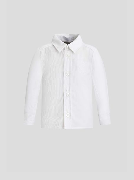 Фото1: Белая нарядная сорочка для мальчика