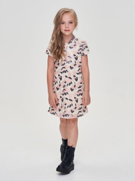 Фото1: картинка 07.106 Платье нарядное из пайеток, мультиколор Choupette - одевайте детей красиво!