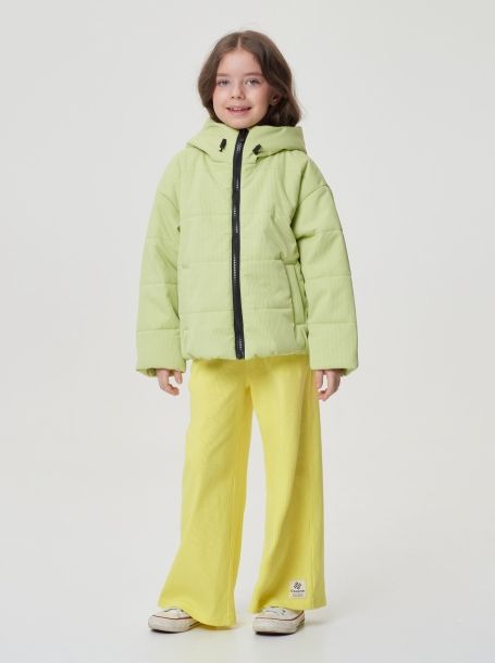 Фото6: картинка 779.20 Куртка на синтепоне, зелёный Choupette - одевайте детей красиво!