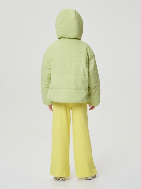 Фото9: картинка 779.20 Куртка на синтепоне, зелёный Choupette - одевайте детей красиво!