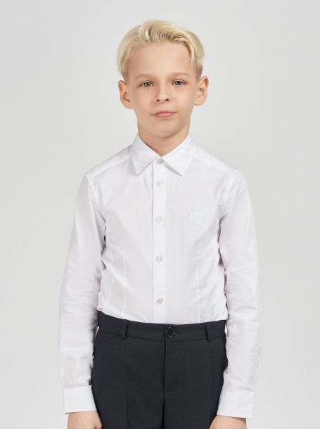 Фото1: 357.31 Белая рубашка для мальчика