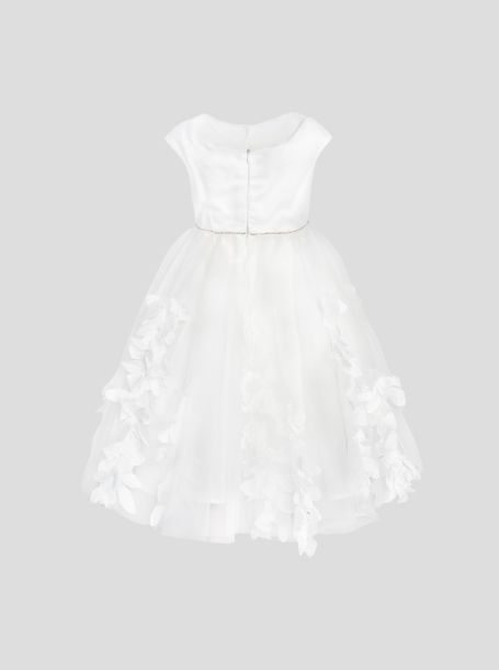 Фото2: Белое нарядное платье для девочки