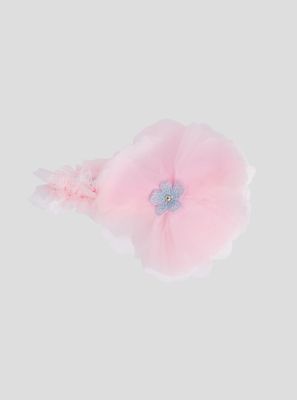 Фото1: Розовая повязка на голову