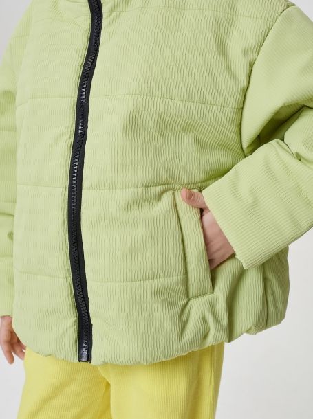 Фото12: картинка 779.20 Куртка на синтепоне, зелёный Choupette - одевайте детей красиво!