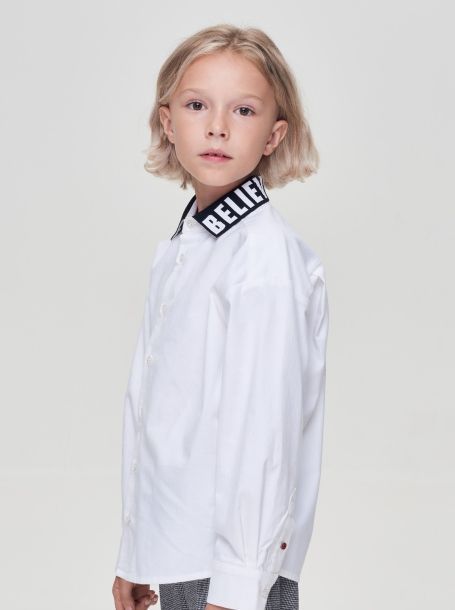 Фото2: картинка 29.109 Сорочка верхняя с принтом для мальчика Choupette - одевайте детей красиво!