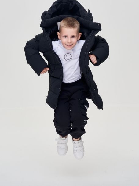 Фото10: картинка 713.20 Пальто пуховое, удлиненное, черновый винил Choupette - одевайте детей красиво!