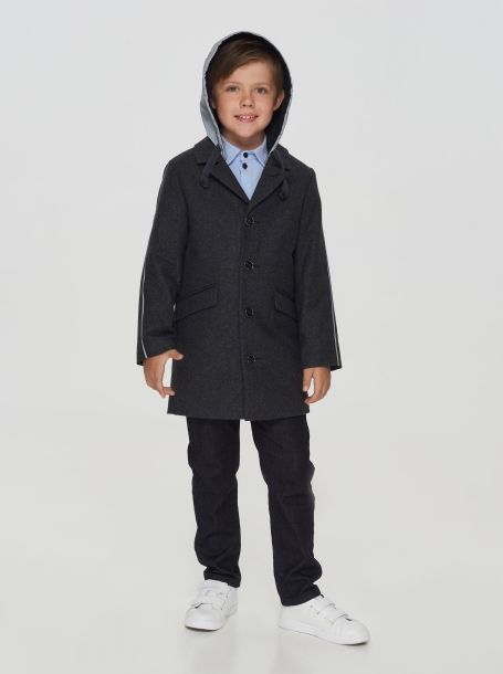 Фото5: Пальто с капюшоном для мальчика