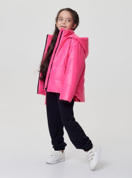 Фото2: картинка 786.20 Куртка на синтепоне , малиновый Choupette - одевайте детей красиво!