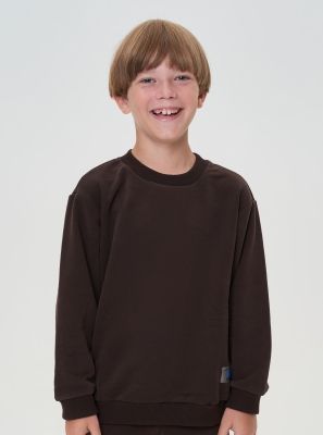 Фото1: картинка 14.117 Джемпер-СВИТШОТ, горький шоколад Choupette - одевайте детей красиво!