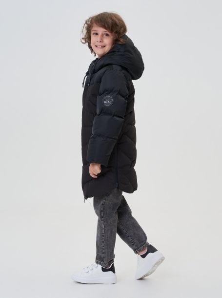 Фото4: картинка 770.20 Пальто пуховое, черный Choupette - одевайте детей красиво!