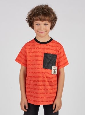 Фото1: 15.91 Оранжевая футболка для мальчика