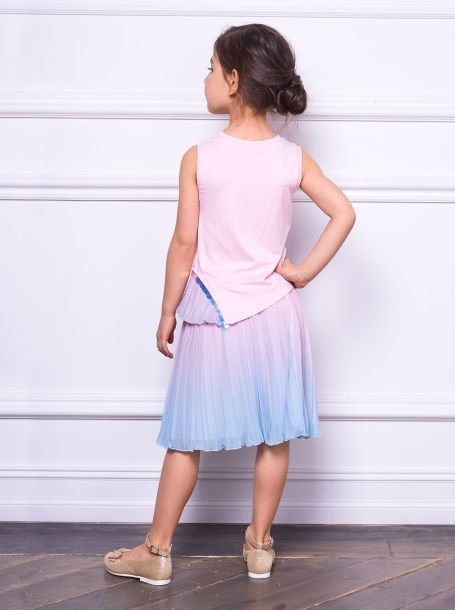Фото3: Красивая юбка плиссе для девочки