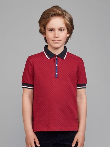 Фото1: Красная рубашка для мальчика