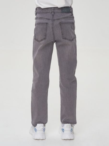 Фото4: Узкие серые джинсы для мальчика