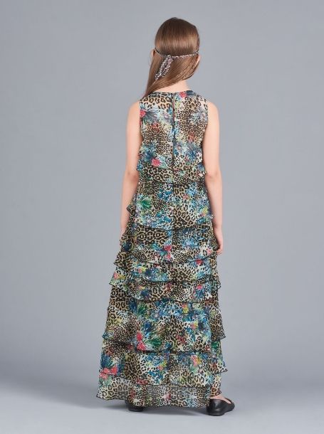 Фото2: Многоярусное нарядное платье