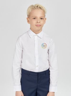 Фото1: 171.31 Сорочка белая для мальчика