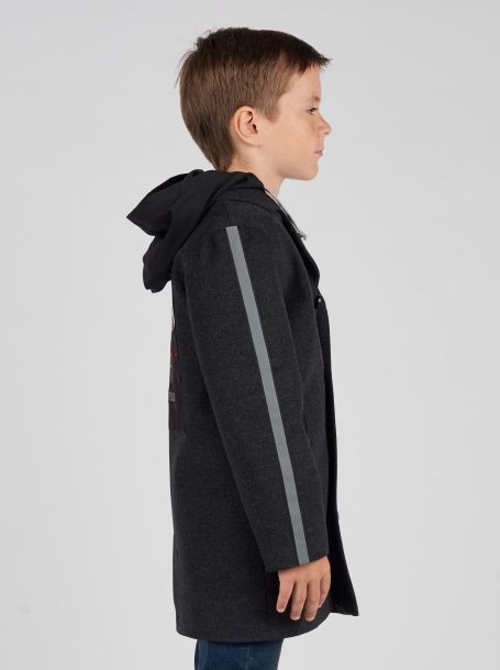 Фото3: Пальто с капюшоном для мальчика