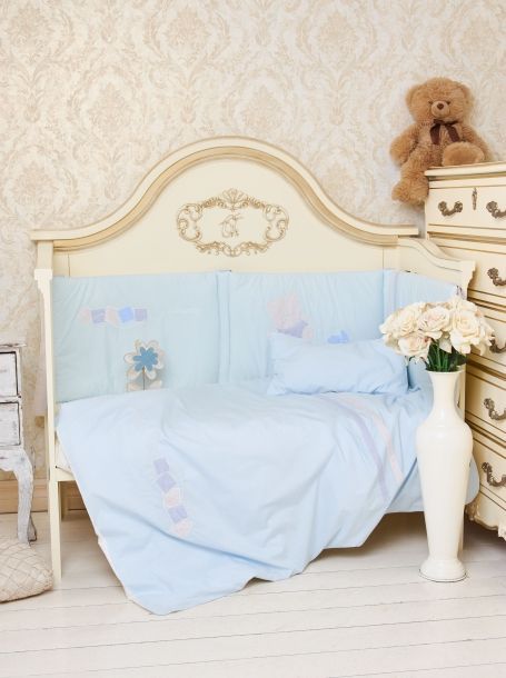 Фото1: Комплект детского постельного белья в кроватку 