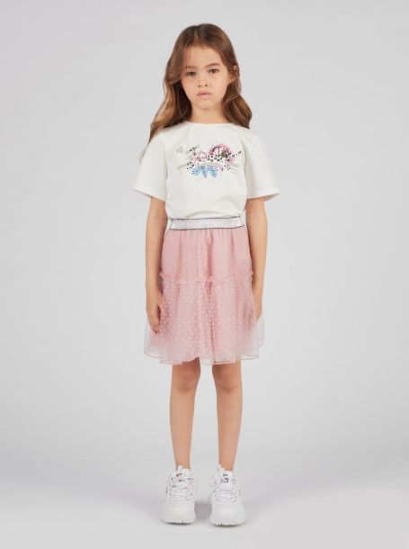 Фото1: 46.89 Розовая пышная юбка для девочки