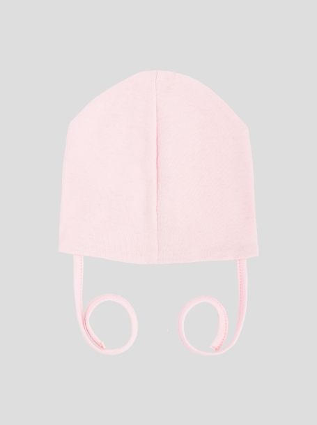 Фото2: Трикотажная розовая шапочка